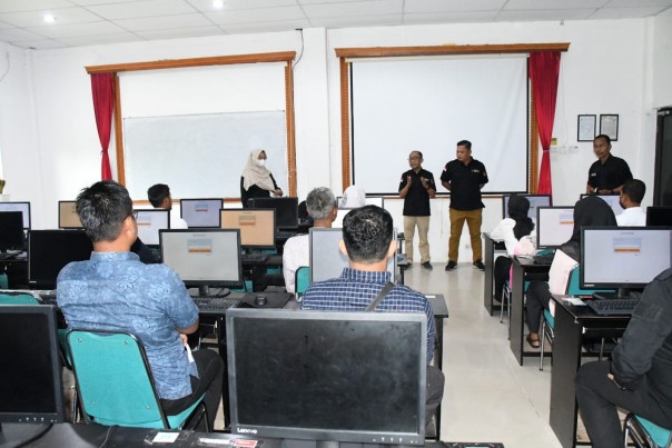 Pembukaan seleksi tertulis sistem Computer Assisted Test Panwascam se-Kabupaten Bengkalis